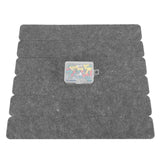 12Pcs Bulletin Bar Self-Adhesive Felt Board Strip For Office Classroom Home Wall Decorative Gray