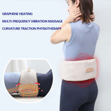 Waist Air Traction Brace Belt Spinal lumbar Support Back Relief Belt Backach Pain Release Massager Unisex Decompression