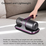 Compact Mattress 100W Handheld Cordless UV Bed Vacuum Cleaner - 8000Pa Strong Suction, 2 Speeds Adjustable for Clean