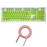 104 Pbt Keycaps Solid Color Backlight Replacement For Mechanical Keyboard