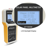 1600W Solar MP-PT Tester Photovoltaic Panel Multimeter Open Circuit Test Point Voltage Current Power Meter