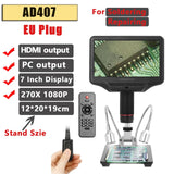 Andonstar AD407 Industrial Video 7 Inch 270X HDMI Digital Microscope For Professional PCB/SMD Soldering Tools