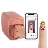 2024 3D Printer - Smart Mobile Nail Printer with App Control. DC 5V/2A for Professional Digital Nails or Home Use. Print Art Printing Equipment