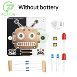 Robot/snowman Electronics Beginner Learning Welding Fun DIY Kit LED Light Emitting Tube Module