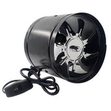 7 inch Powerful Kitchen Toilet Exhaustfan Louver 7" Pipe Exhaust Fan Air Ventilation Ceig Booster Blower Metal exhauster