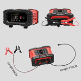 20A/10A Car Motorcycle 12V/24V Smart Charger Lithium AGM GEL Lead-Acid LiFePO4 Battery Chargers