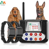 2-in-1 Wireless Dog Training Collar - Electric Fence and Waterproof IPX6.