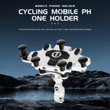ESLNF Cellphone Aluminum Alloy Bike Mobile Phone Holder Bracket 360°Adjustable Installation Cycg Accessories