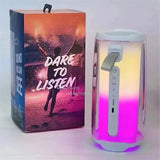 1PC PULSE 5 Bluetooth Speaker Portable RGB Atmosphere Lamp Audio Boombox Outdoor Waterproof Subwoofer With Family K Song Mic Support TF FM AUX Radio Loudspeaker