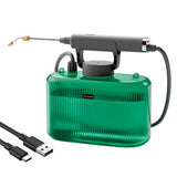 Battery Powered Garden Electric Sprayer - 1.32 Gallon/5L, USB Rechargeable, Handle with Telescopic Wand, 2 Mist Spray