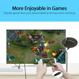 USB Female to HDMI-compatible Male 1080P HDTV TV Digital AV Adapter Cable Wire Cord