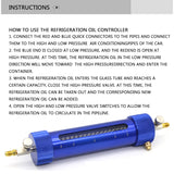 2-in-1 Filter Test Tool Controller Car Air Conditioning Refrigeration Oil Analyzer
