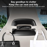Sturdy Purse Hanger Headrest Hook Stylish Pu Leather Car Seat Hoo Vehicle Organizer Accessory