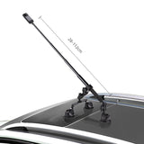 Car Suction Cup Mount Kit With Invisible Selfie Stick Ball Head Adapter For Insta360 X4 X3 Action Camera Accessories