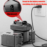 for Converter in 1 Power Tool Battery Adapter Can Install 2 Batteries Suitable For Impact Drills & Wrenches