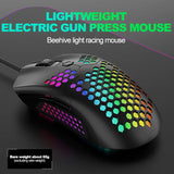 2024Wired Gaming 7 Buttons RGB Light Cellular Optical USB Mouse Game Mice For PC Computer Laptop accessorie