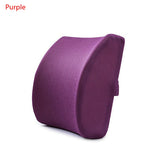 Memory Foam Car Seat Waist Cushion Lumbar Support Back Massager Waist Cushion Pillow Car Seat Home Pillows Can Relieve Pain