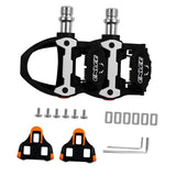 Clipless Replacement Accessories Waterproof Road Bike with Cleats Bicycle Pedals for Touring Riding Equipment