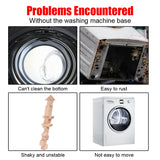For Dryer Refrigerator Washing Machine Holder With Locking Rubber 4 Strong Feet Stand Multi-functional Movable Adjustable Base