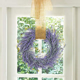 Lavender Front Door Artificial All Seasons Indoor Outdoor Floral Wreath For Wedding Party Home Wall Decor