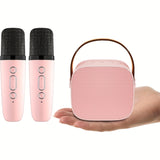 Children's Karaoke Machine, Pink And Blue Dual Microphones, Suitable For Gifts For Children,