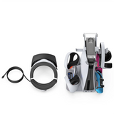 DOBE FOMIS ELECTRONICS for PS5 Game Console Cooling Base Portable PSVR2/PS5 Handle with Light Charging Base+Storage Rack Set