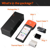 Android 13 Point-of-Sale POS System 58mm Thermal Printer Handheld Terminal Wifi NFC Loyverse for Retail Shop Restaurant