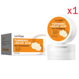 30PCS Turmeric Kojic Acid Pads Facial Sponges For Cleansing Exfoliating Daily Cleaning Face Skin Care