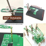 1 PCS Components IC Chip Module Circuit Board PCB Holder Electronic Production Welding Fixed Test Probe Circuit Holder Clamp A
