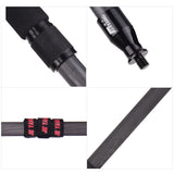 3m/9.8ft Lightweight Carbon Fiber 4 Sections Extendable Telescng Microphone Mic Boom Pole Arm Extension w/3kg Load Capacity