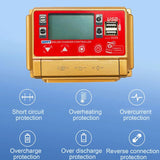 12V/24V 30A/40A/50A/60A High Definition LCD Large Digital Display Bluetooth WIFI Charge Controller MPPT Solar Panel