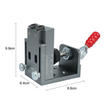 15 Degrees Pocket Hole Jig Kit Push-pull Clamp Locator Hole Puncher With Drill Bit Set DIY Carpentry Tools Set