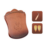 17 Lyre Portable Solid Beech Wood Harp String Musical Instrument with Tuning Wrench Picks for Beginners Kids Adults