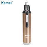 Kemei KM-6619 Nostril Cleaning Does Not Hurt The Nasal Cavity Fast Trimming Rechargeable Nose Hair Trimmer