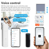 Tuya WiFi TM616EGWT Intelligent Pull Bead Curtain Motor - APP Voice Control, Quiet, Compatible with Alexa and Google Home