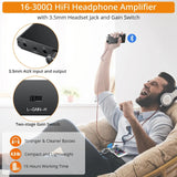 Neoteck HiFi Headphone Amplifier Bluetooth 5.0 Receiver Portable 3.5mm Audio Earphone Amp Components For Phones Computers