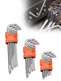 9Pcs Torx Wrench Kits Allen Hexagon Hex Head Spanner Keys Set Double End L Type Star Screwdriver Hand Repair Tools