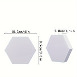 6pcs LED Hexagon Wall Light, Smart Modular Honeycomb Light With APP Remote Control And Music Sync,