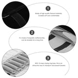 Roll Jewelery Bag, Made Of Flannel, Ring, For Jewelry Storage When Traveling - Black, Gray, Small
