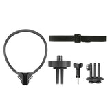 Sports Camera Neck Mount Holder Chest Strap for GoPro Hero 12/11/10, Insta360 OSMO POV Vlog Video Recording