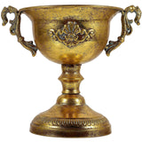 European Style Iron Vase Retro Metal Flowerpot Household Decorative Iron Art Vase Garden Decor