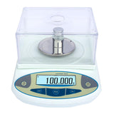 200/300gx0.001g Electronic with Windshield High Precision Laboratory Solid Analytical Digital Balance Scale