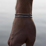 Mens Fashion Sterling Silver Snake Bone Bracelet