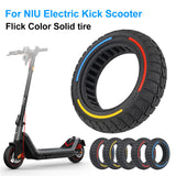 9.5x2.5-6.1 Electric Replacement for NIU Eectric Kick Scooter Flick Color Solid Shock-absorption Rubber Tire