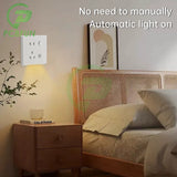 AC110V-240V human body sensing embedded or lamp 86 type five hole socket with light, hallway, bedside small night light