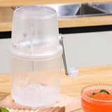 Shaved Hand Crank Ice Crusher Convenient Making Drin Practical Snow Cone hine for Bar Party Slush Kitchen