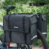 ESLNF MTB Bicycle Carrier Rear Rack Bike Trunk Lage Pannier Back Seat Double Side Cycg Bycicle Bag Durable Travel