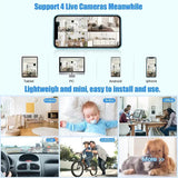 AEVYVKV R89 4K Full HD WiFi Mini Camera IR Night Vision Motion Detection Micro Video Voice Recorder Home Battery Camcorder APP