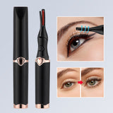 Electric Heated USB Rechargeable Eyelashes Quick Heating Natural Eyelash Curler Long Lasting Makeup
