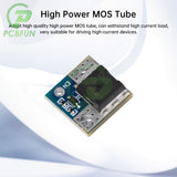 Mini high-power MOS trigger driver module field-effect transistor PWM regulation electronic switch 5-18V